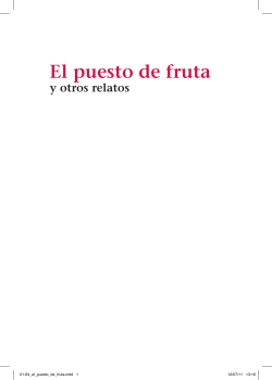 El puesto de fruta