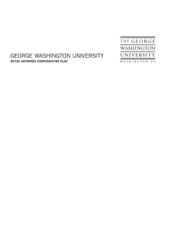 GEORGE WASHINGTON UNIVERSITY