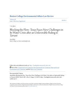 blocking the flow: texas faces new challenges in its water crisis after