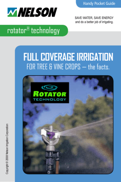 full coverage irrigation