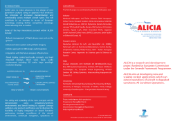 ALICIA is a research and development project funded by European