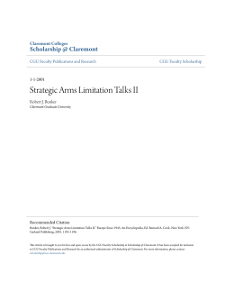 Strategic Arms Limitation Talks II