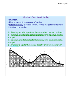 Monday`s Question of the Day Remember