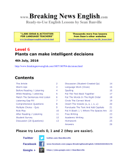 26-page lesson - Breaking News English
