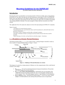 Mounting Guidelines for the SUPER-247