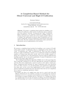 A Completion-Based Method for Mixed Universal and Rigid E