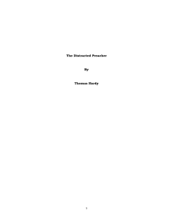 The Distracted Preacher By Thomas Hardy