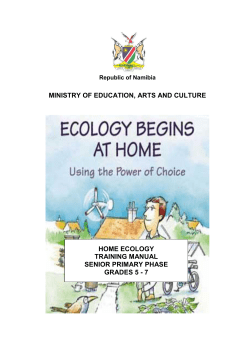 training manual for geography