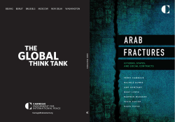 arab fractures - Carnegie Endowment for International Peace