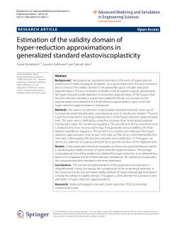 Estimation of the validity domain of hyper