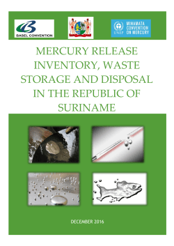 Suriname - UNEP Document Repository Home