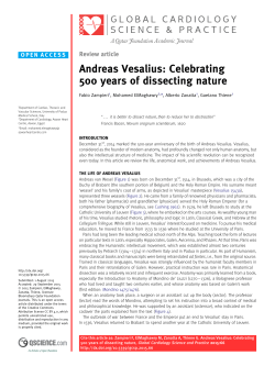 Andreas Vesalius: Celebrating 500 years of