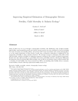 Improving Empirical Estimation of Demographic