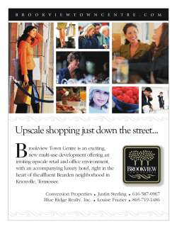 Upscale shopping just down the street