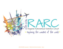 2015-2016 RARC Competition 3 - Middle School Division
