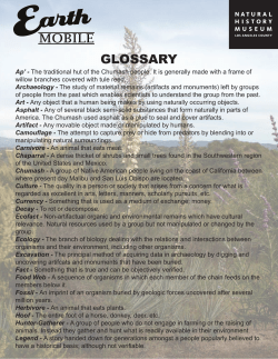 Earth Glossary May 2011 Pg 1