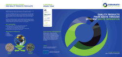 Promotional Leaflet - Separate Waste Systems