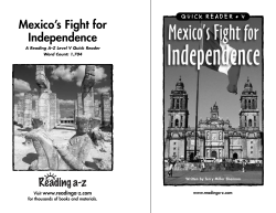 Mexico`s Fight for Independence