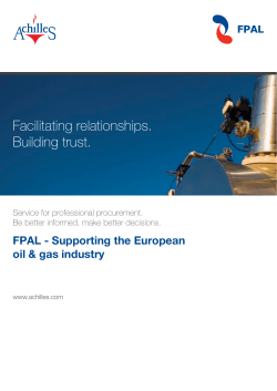 Achilles FPAL brochure