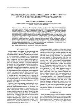 preparation and characterization of two distinct ethylene glycol
