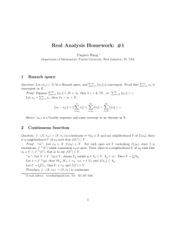 Real Analysis Homework: #1 - Purdue Math