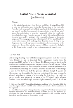 Initial *x- in Slavic revisited