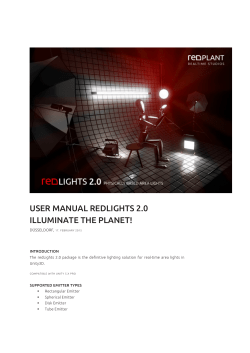 user manual redlights 2.0 illuminate the planet!