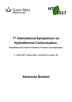 the Abstracts Booklet - School of Engineering and