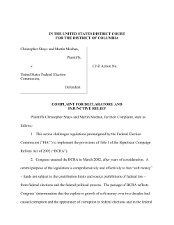 Original complaint filed by plaintiffs in its entirety
