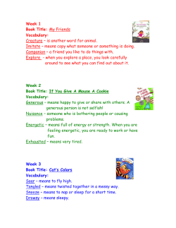 Making Meaning VOcabulary