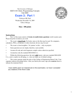 Exam 3: Part 1