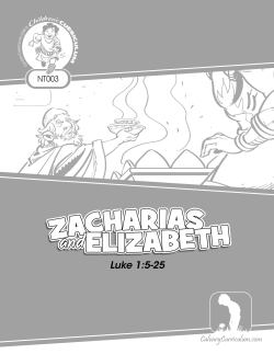 NT003 - Zacharias and Elizabeth