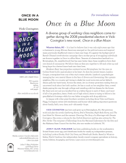 Once in a Blue Moon - John F. Blair, Publisher
