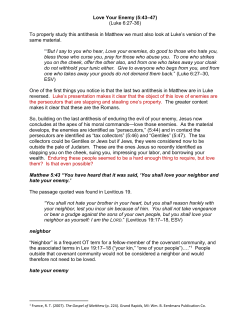 Love Your Enemy - Living Hope Press