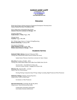 Sarah Jane`s Curriculum Vitae