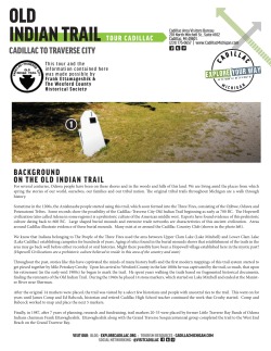 old indian trail - Cadillac Area Visitors Bureau