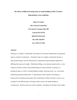 The effects of different learning tasks on model