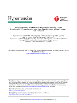 Mark C. Chappell 2-Angiotensin-(1-7)