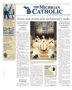 Seven new priests join archdiocese`s ranks