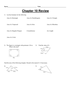 Chapter 10 Review