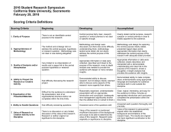 24th Annual CSU Student Research Competition