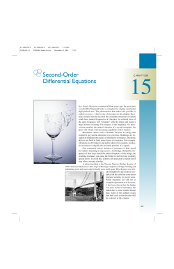 Second-Order Differential Equations