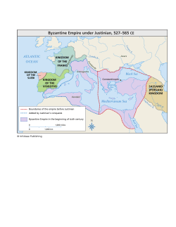 Byzantine Empire under Justinian, 527–565 CE