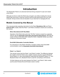 Petrel Manual - Compass Pages Only