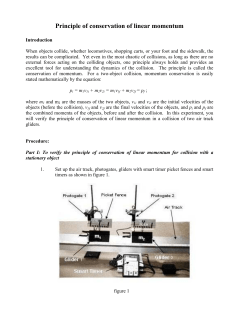 Principle of conservation of linear momentum