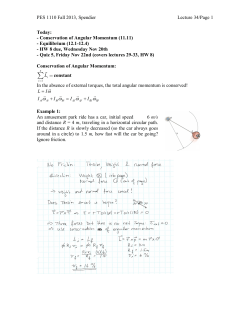 PES 1110 Fall 2013, Spendier Lecture 34/Page 1 Today