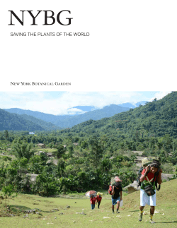 saving the plants of the world