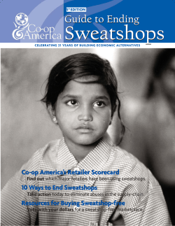 Guide to Ending Sweatshop