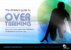 The athlete`s guide to overtraining