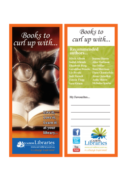 Books to curl up with